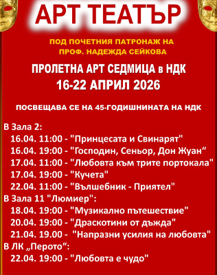 Пролетна АРТ седмица в НДК