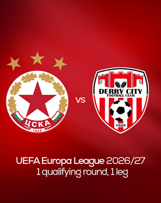 PFC CSKA Sofia - Derry City FC